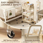 3 Tier Baby Diaper Caddy Organizer Cart - Image 2