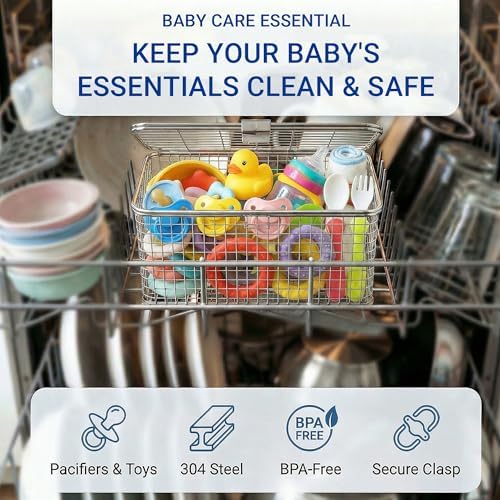 Dishwasher Basket for Small Items, 18/8 Stainless Steel - Image 2