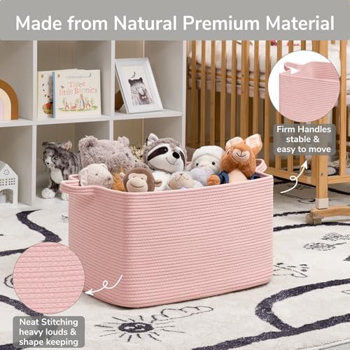 Goodpick Large Woven Rope Blanket Basket - Image 6