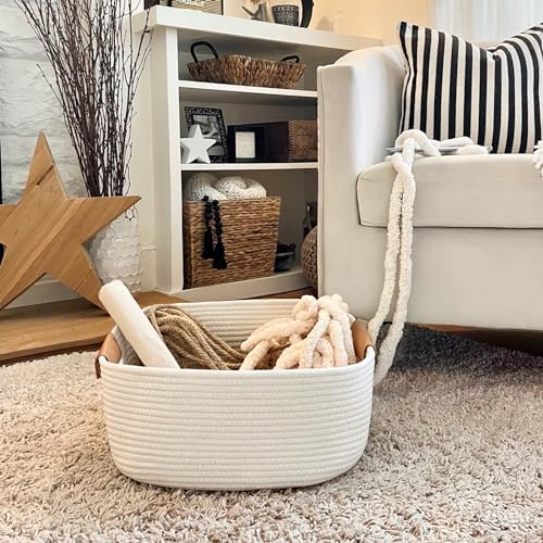 CHICVITA Large Woven Rope Gift Basket - Image 4