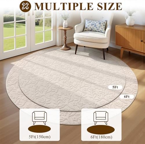 Vaukki Round Rug for Living Room - Image 5