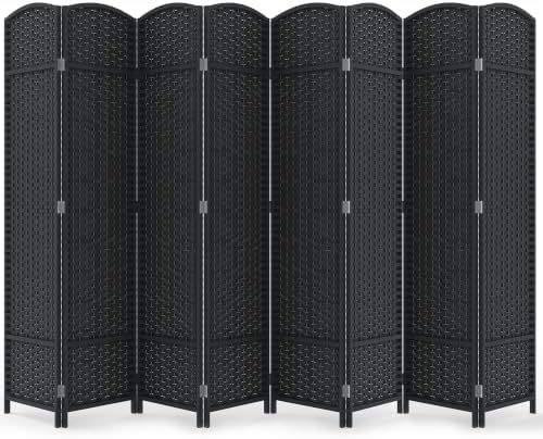 JOSTYLE Outdoor Privacy Screen 8-Panel Folding Room Divider Space Partition by Jostyle