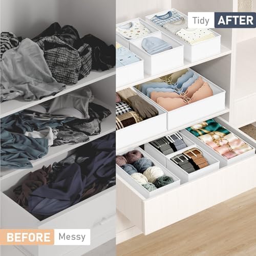 DIMJ Drawer Organizer Clothes - Image 5