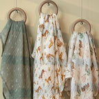GLLQUEN BABY Muslin Swaddle Blankets 2Pk Receiving Blanket Large 35" x 40" - Image 6