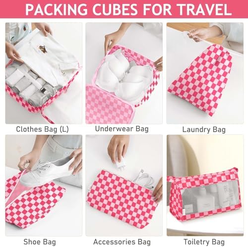 KPX 8 Set Packing Cubes for Travel, Luggage Packing Organizers Accessories - Image 4