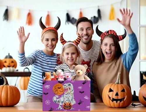 Large Halloween Themed Candy Gift Boo Basket - Image 6