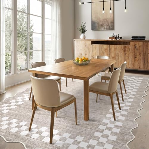 GarveeHome Small Bedroom Area Rug 3x5 Checkered Area Rug - Image 3