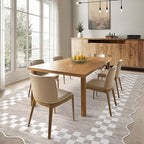 GarveeHome Small Bedroom Area Rug 3x5 Checkered Area Rug - Image 3