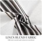 jinchan Linen Balanced Stripe Valances - Image 7