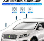 KUST Windshield Sun Shade for Lincoln MKC SUV 2015 2016 2017 2018 2019 Sunshade - Image 2