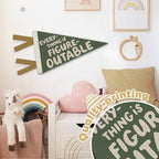 Everything Is Figureoutable Classroom Decor Felt Banners Flags - Image 6
