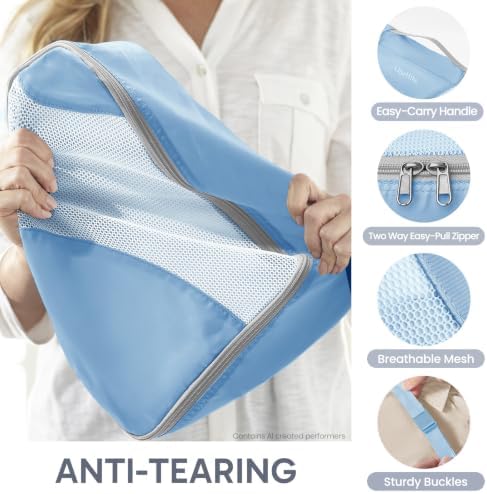 OlarHike 10 Set Packing Cubes for Travel, Gifts for Women Mom, Anti-Tearing - Image 5