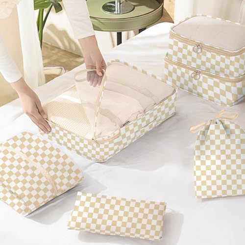 8 Set Packing Cubes for Travel, Luggage Packing Organizers Accessories Large - Image 6