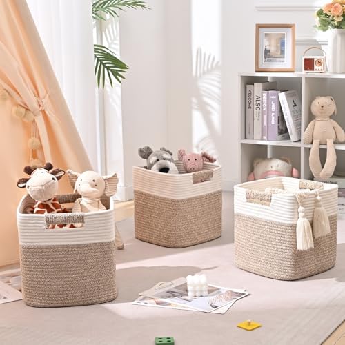 12 Inch Storage Cubes, 3 Pack Cube Storage Bins - Image 3