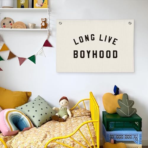 "Long Live Boyhood" Wall Banner 20x30 Inch - Image 5