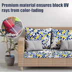 8Pcs Outdoor Cushion Covers, Stretch Patio Furniture Couch Chair Slipcovers - Image 3