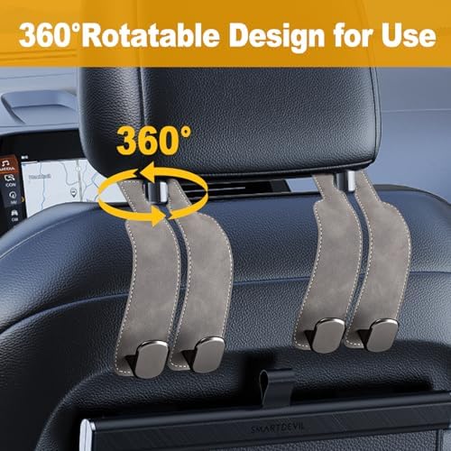 Car Purse Hook Purse Hook for Car Seats Headrest Car Seat Hooks, Heavy Duty - Image 3