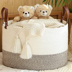 KAKAMAY Large Blanket Basket, Woven Baskets by KAKAMAY