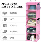 Simple Houseware 5 Shelf Hanging Closet Organizer - Image 5