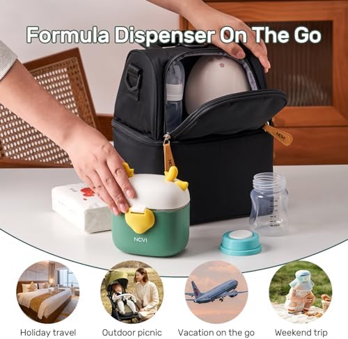 NCVI Baby Formula Dispenser On The Go, Formula Holder - Image 4