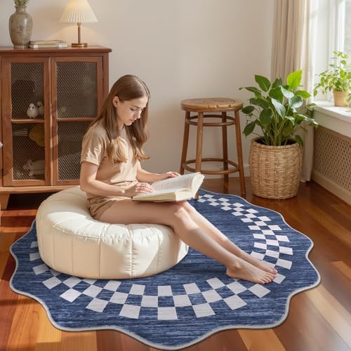 GarveeHome 6ft Washable Round Rug - Image 2