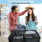 10 Pcs Set Packing Cubes - Image 2