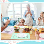 Fullhawl 120 Pcs Pastel Paper Placemats, Disposable Rectangular Table Setting - Image 5