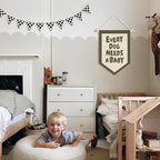 Baby Shower Decor, Every Dog Needs a Baby Wall Pennants Banners - Image 4