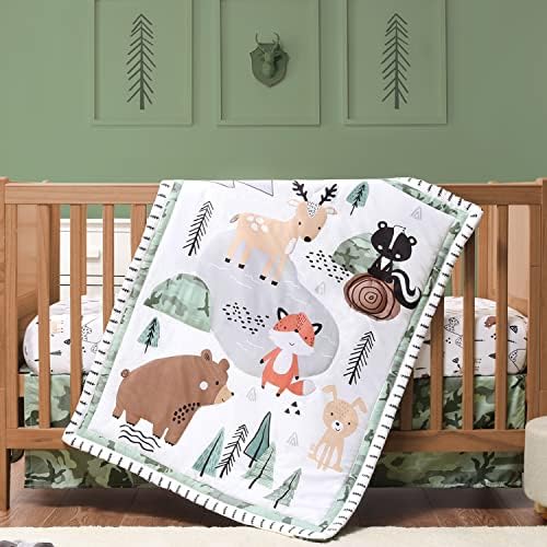 The Peanutshell 3 Piece Baby Crib Bedding Set - Image 5