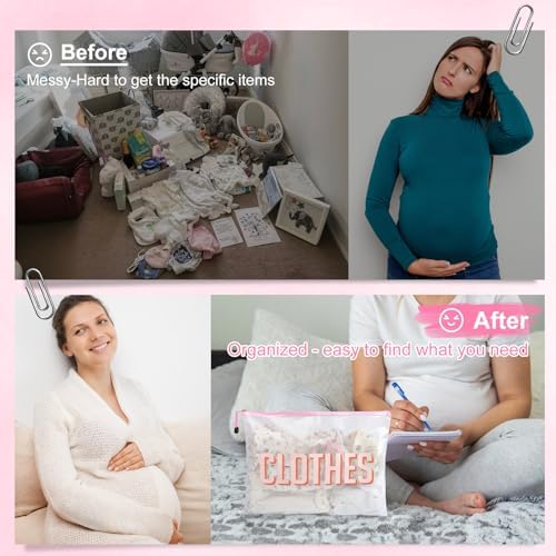 3pcs Hospital Bag Organizing Pouches - Image 4