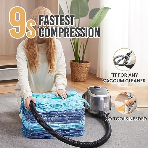 TAILI 8 Pack Vacuum Storage Bags, Jumbo Cube - Image 4