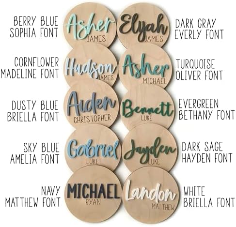 Double Sided Personalized Baby Birth Announcement Sign - Image 7