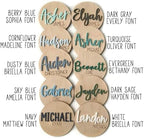 Double Sided Personalized Baby Birth Announcement Sign - Image 7
