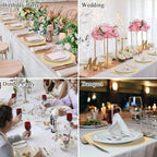 SHACOS 100 PCS Round Paper Placemats 13 inch Disposable Paper Place Mats - Image 7
