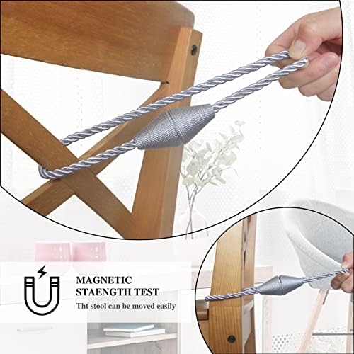 Magnetic Curtain Tiebacks Rope Decorative Holdbacks - Image 4