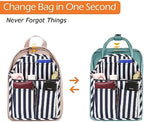Surblue Backpack Organizer Insert Liner Hanging Travel Rucksack Purse and - Image 6