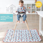 Bumkins Disney Baby Splat Mat for Under High Chair, Babies Toddlers Eating Mess - Image 2