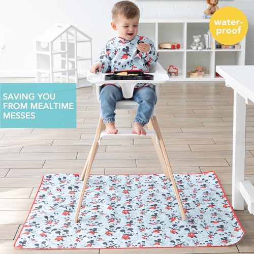Bumkins Disney Baby Splat Mat for Under High Chair, Babies Toddlers Eating Mess - Image 2