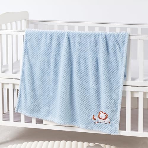 CREVENT 2Pcs 30''X40'' Cute Cozy Fluffy Warm Baby Blankets - Image 3