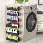 HuggieGems 6 Pack Matt Black Magnetic Spice Rack Organizer - Image 7
