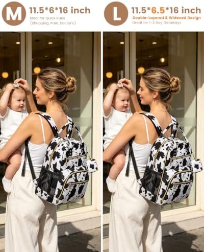 Pritent Diaper Bag Backpack, Baby Bag Backpack Baby Essentials - Image 2