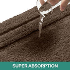 HOMEIDEAS Bathroom Rugs Sets 2 Piece, Super Soft and Absorbent Non Slip - Image 4