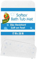 Duck Brand Softex Bath Mat for Tubs, Machine Washable, 17 x 36 Inches, Skid by DuckBrand