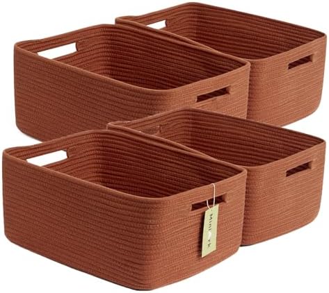 MiniArk Large Storage Baskets for Organizing, Baby Nursery, Toy Bins Box by MiniArkStorageBasketsHome