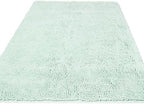 Yeaban Chenille Spa Blue Bathroom Rug 36"x60", Non-Slip Rubber Backing by Yeaban