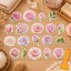Fullhawl 30 Pcs Rose Non Slip Shower Stickers, Bathtub Safety - Image 4