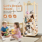 Stuffed Animal Storage Zoo Tower, 56In Wooden Large Stuffed Animal Holder - Image 3