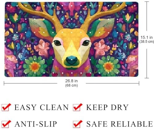 Baby Bath Mat Non Slip 26.8"x15.1" Bathtub Mat - Image 4
