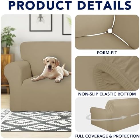 PureFit 100% Waterproof Chair Couch Cover Slipcovers - Image 4