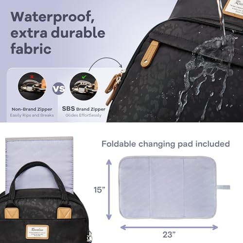 RUVALINO Baby Diaper Bag Backpack - Image 6